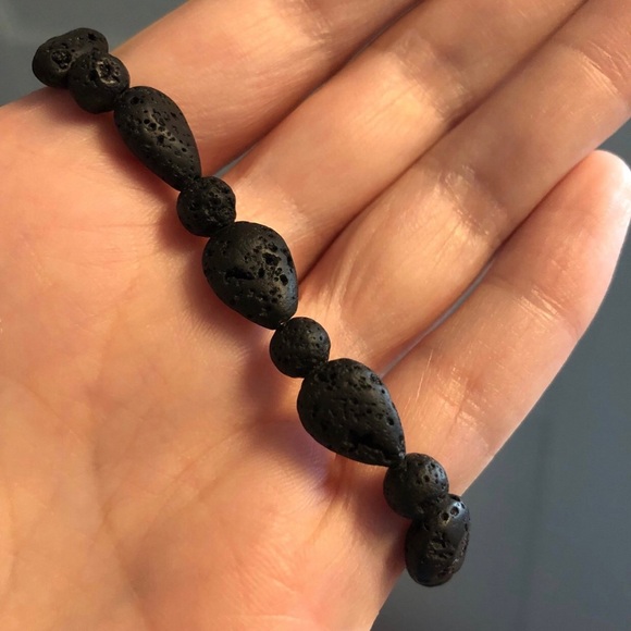 Lava Stone Crystal Bracelet - Picture 5 of 5